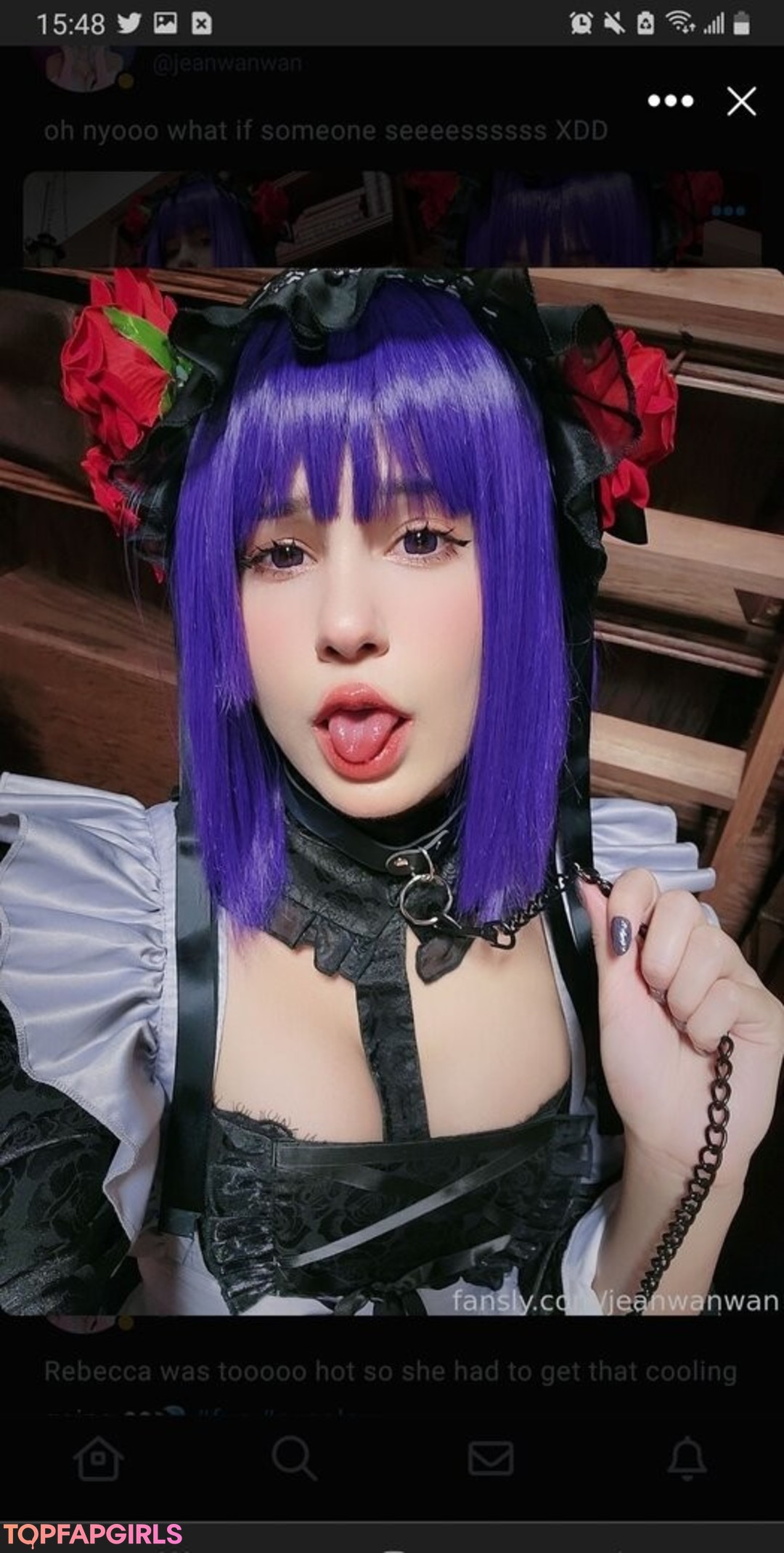 Nacktes geleaktes OnlyFans-Foto von Jeanwanwan #3125