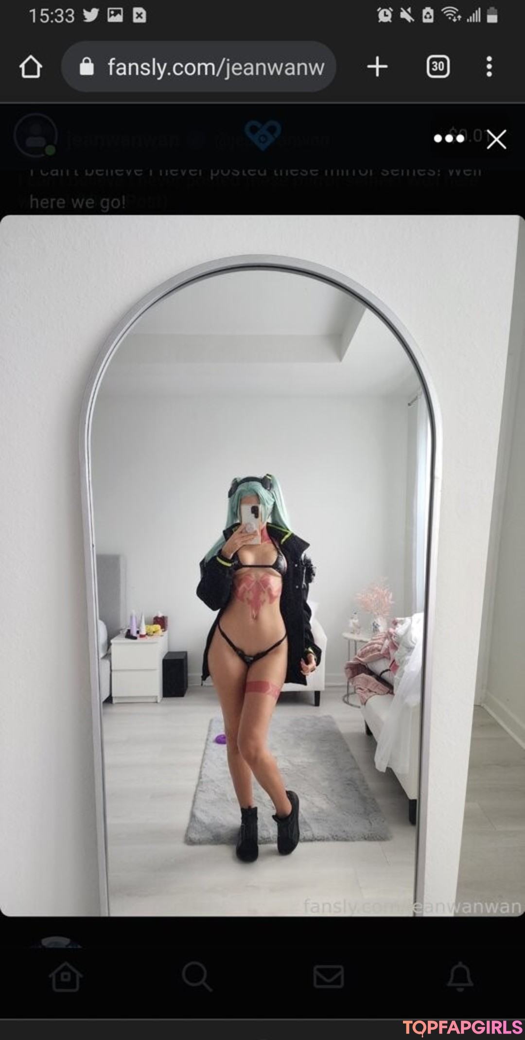 Nacktes geleaktes OnlyFans-Foto von Jeanwanwan #3221