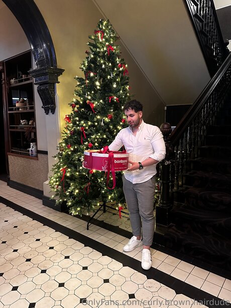 Curly Brown Hairdude