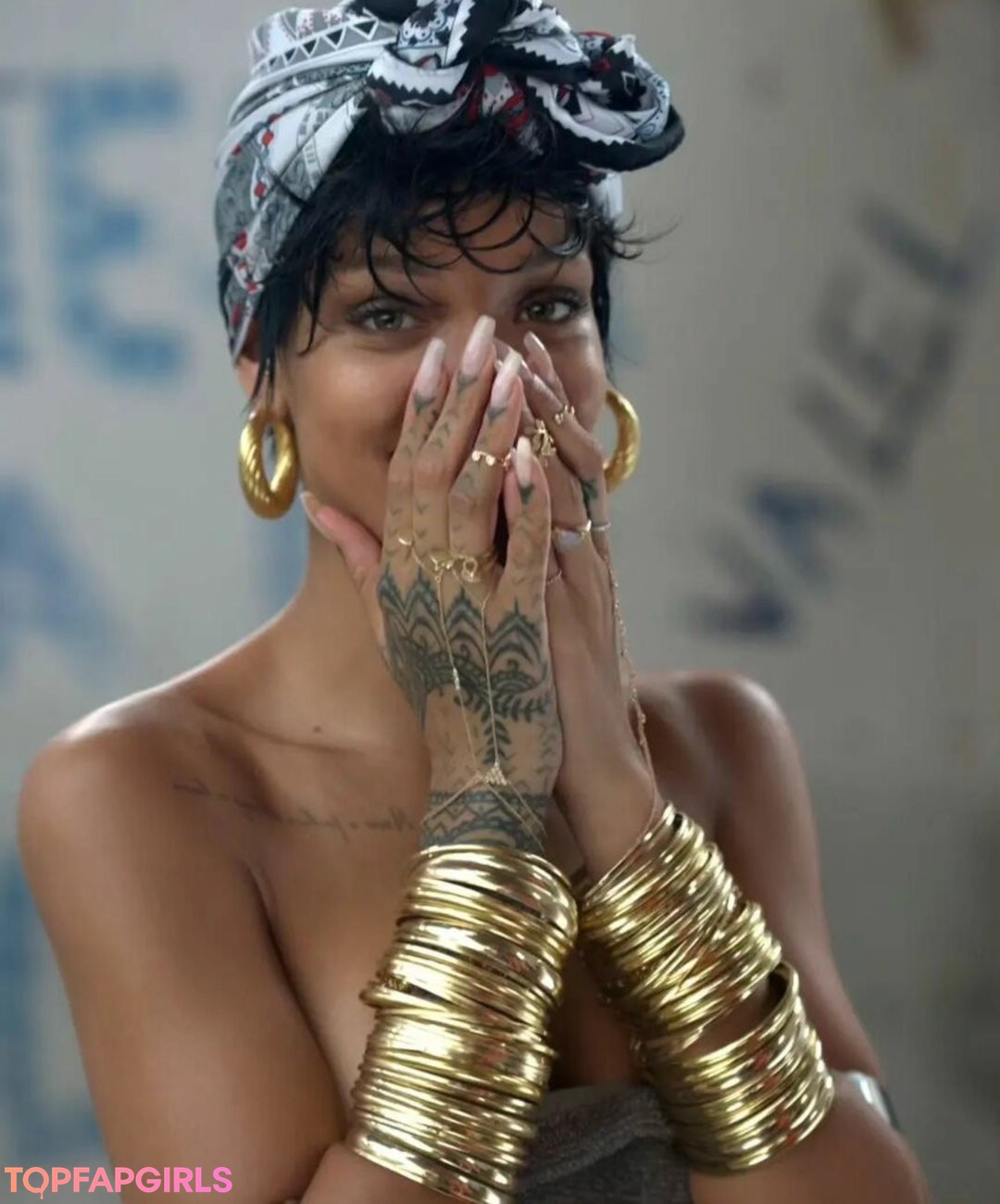 Nacktes geleaktes OnlyFans-Foto von Rihanna #1295