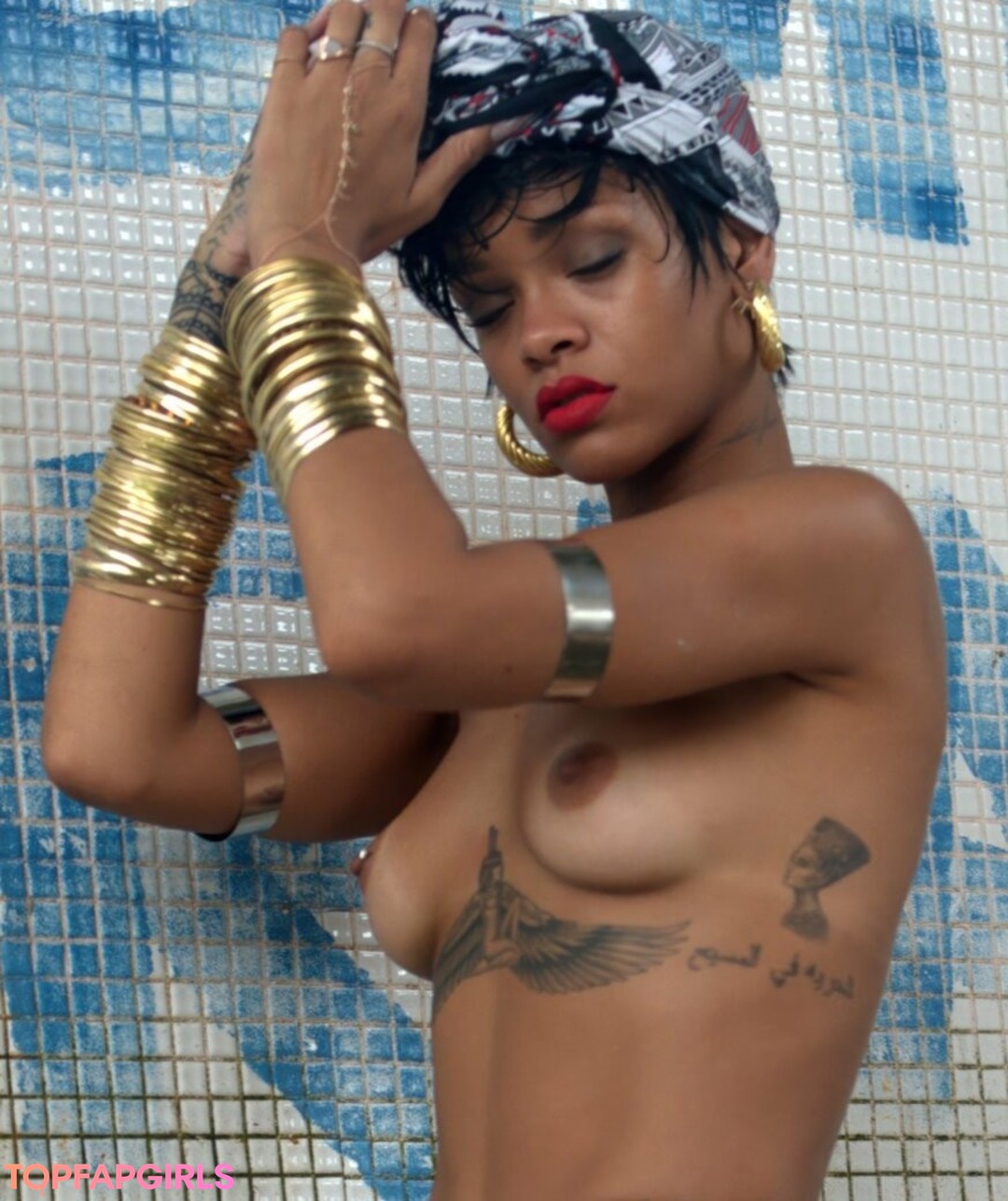 Nacktes geleaktes OnlyFans-Foto von Rihanna #1491