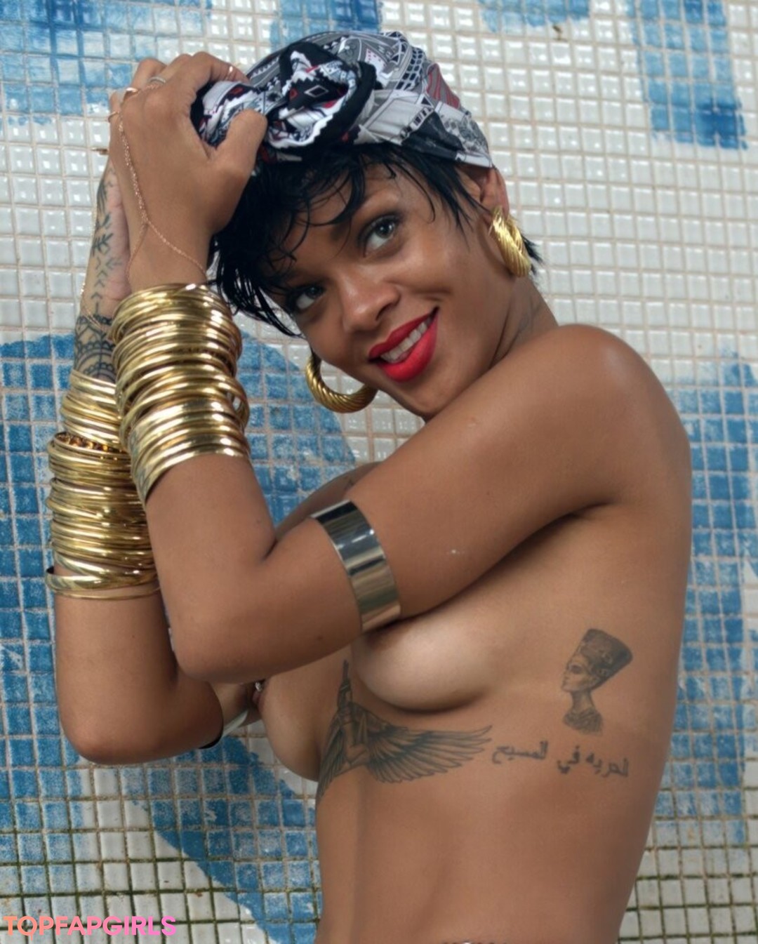 Nacktes geleaktes OnlyFans-Foto von Rihanna #1495