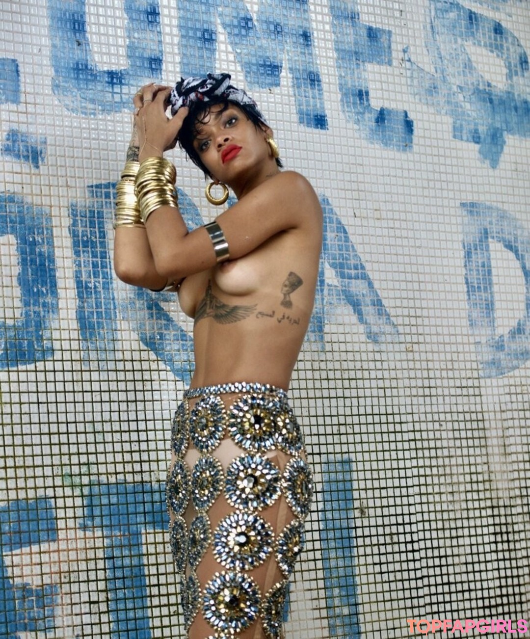 Nacktes geleaktes OnlyFans-Foto von Rihanna #1532