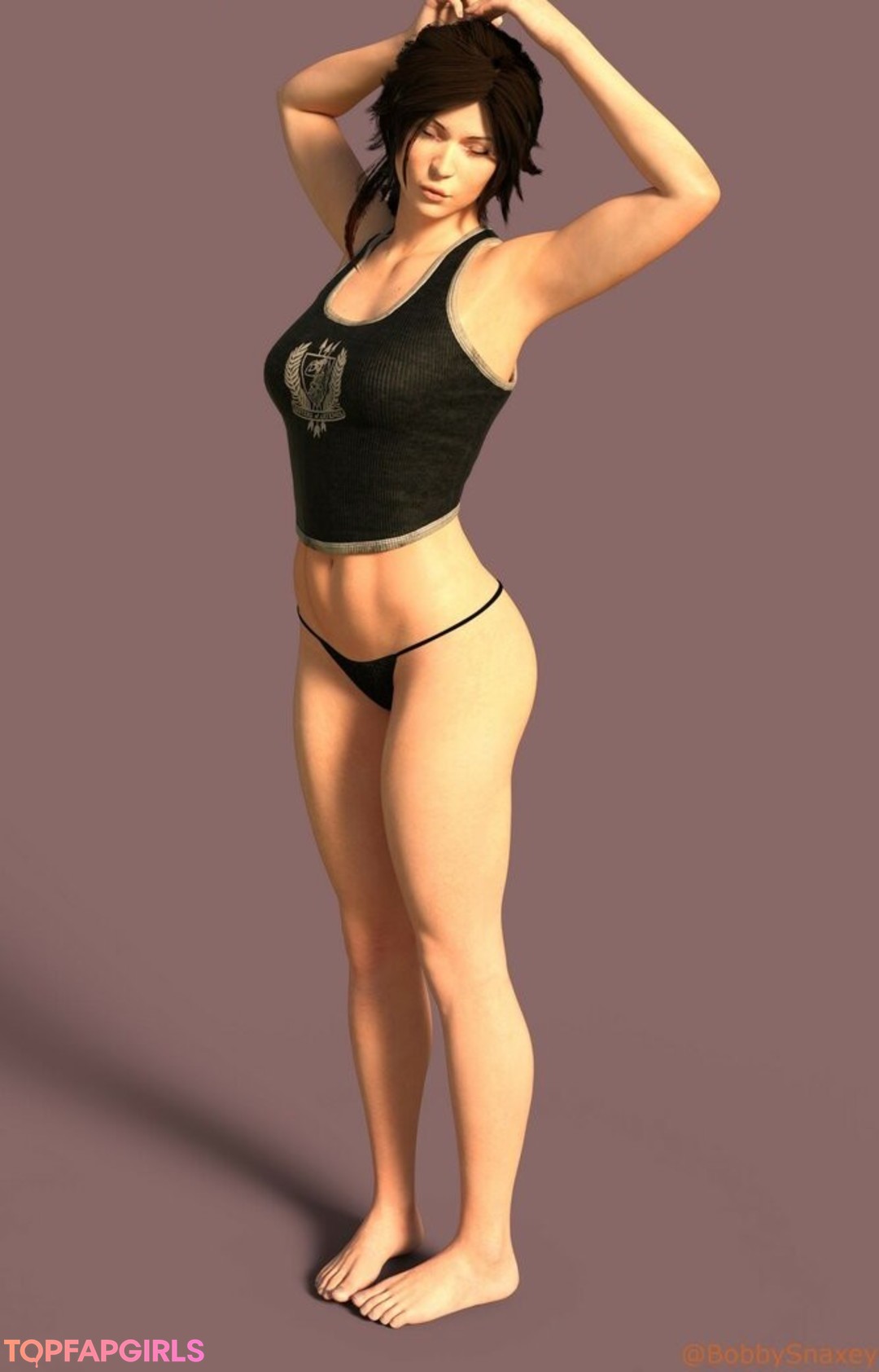 Nacktes geleaktes OnlyFans-Foto von Tomb Raider Lara Croft #1083