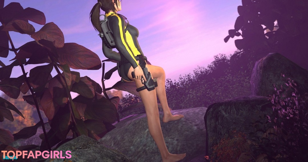 Nacktes geleaktes OnlyFans-Foto von Tomb Raider Lara Croft #1183