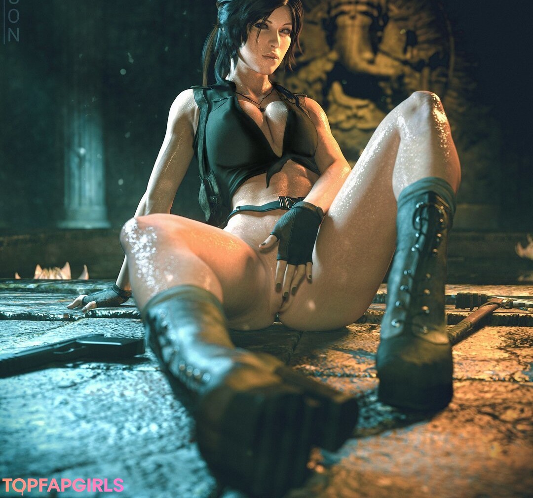 Nacktes geleaktes OnlyFans-Foto von Tomb Raider Lara Croft #1344