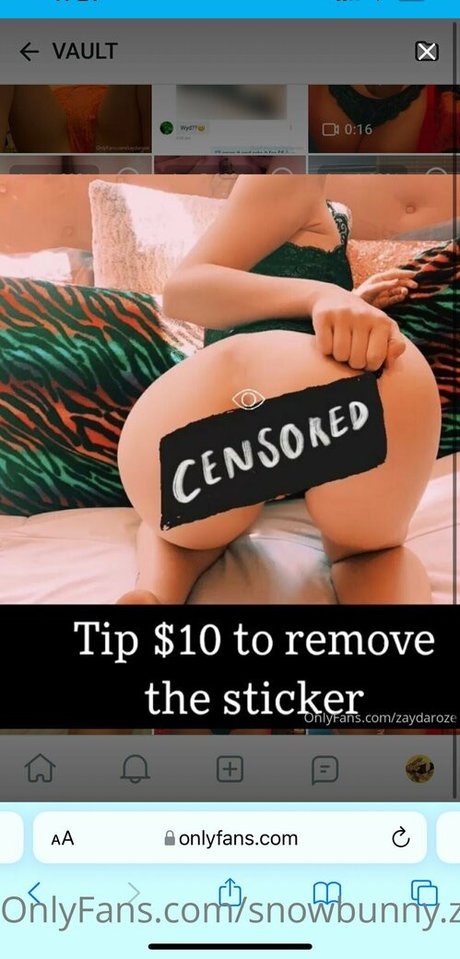 Nacktes geleaktes OnlyFans-Foto von Snowbunnyz