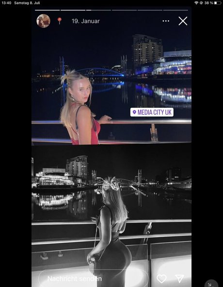 Nacktes geleaktes OnlyFans-Foto von Maisie Simpson