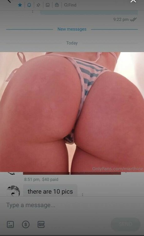 Nacktes geleaktes OnlyFans-Foto von Marthineg