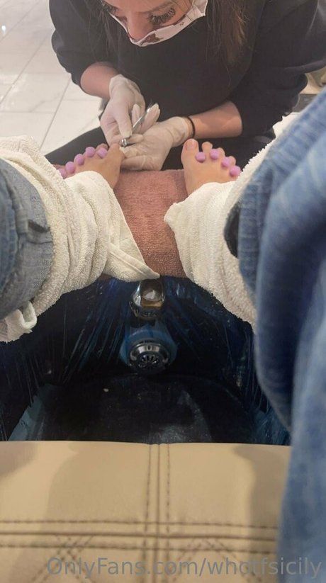 Nacktes geleaktes OnlyFans-Foto von Whotfsicily