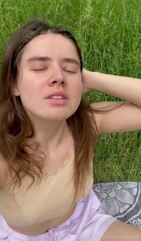 Nacktes geleaktes OnlyFans-Foto von Lanaffox
