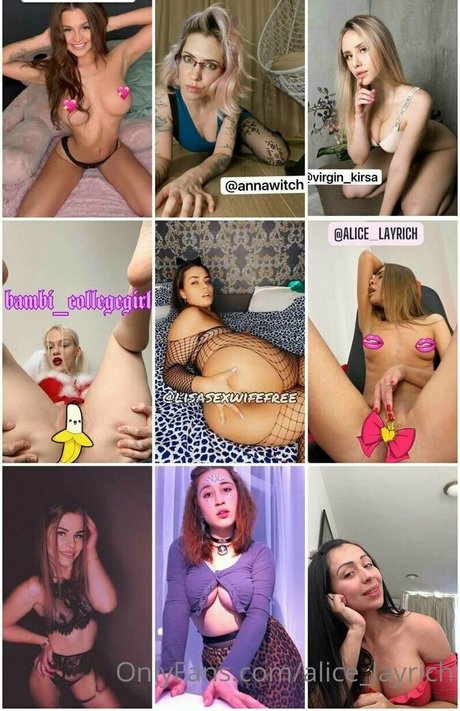 Nacktes geleaktes OnlyFans-Foto von Alicelayrich