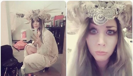 Nacktes geleaktes OnlyFans-Foto von Blackthornwitch