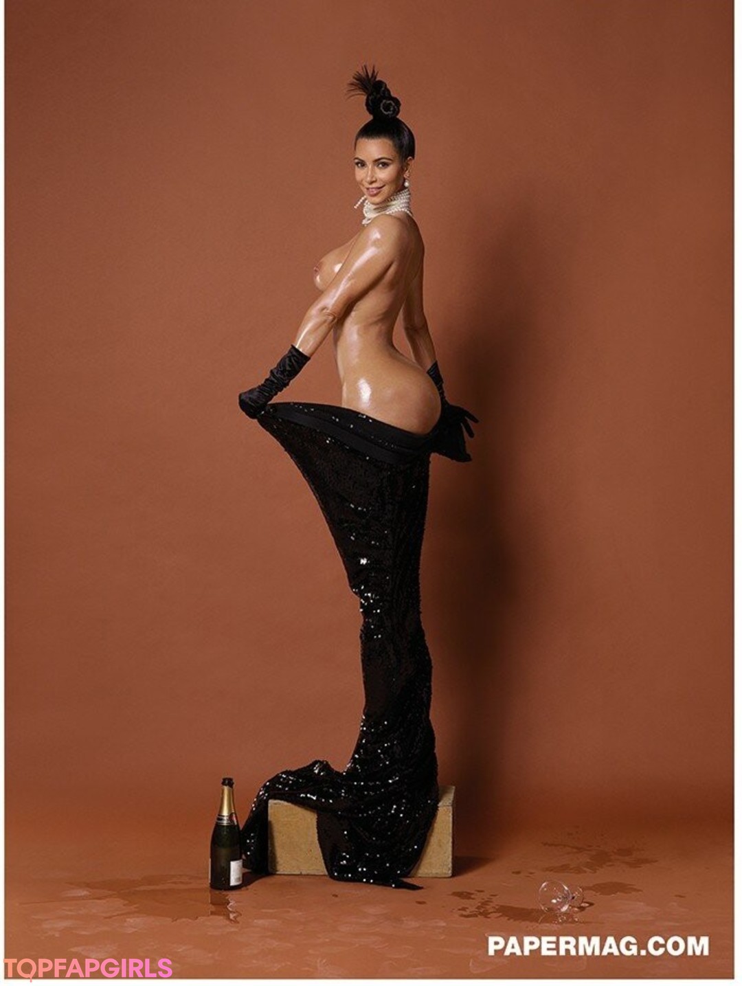 Nacktes geleaktes OnlyFans-Foto von Kim Kardashian #1245