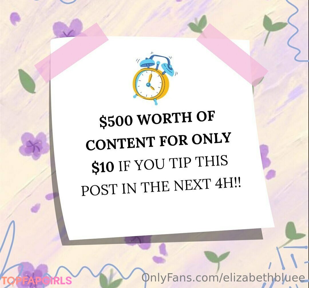 Nacktes geleaktes OnlyFans-Foto von Elizabethbluee #1580