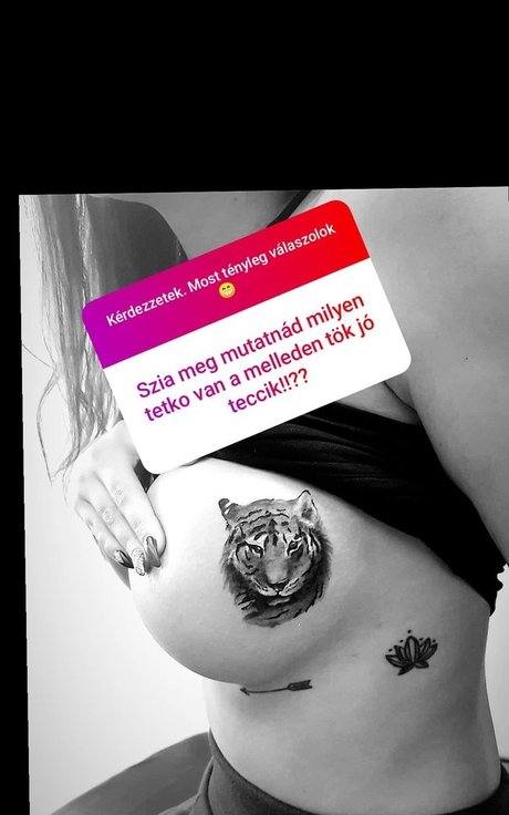 Nacktes geleaktes OnlyFans-Foto von Dzsenifer Vajai