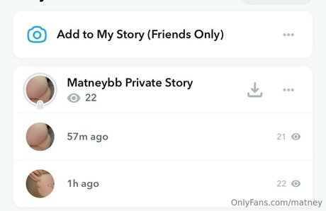 Nacktes geleaktes OnlyFans-Foto von Matney