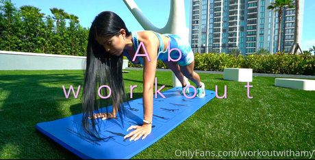 Nacktes geleaktes OnlyFans-Foto von Workoutwithamy