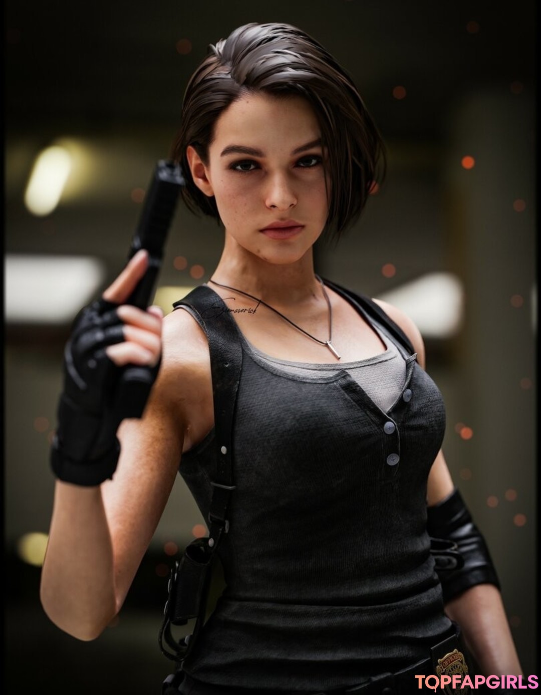 Nacktes geleaktes OnlyFans-Foto von Resident Evil #1983